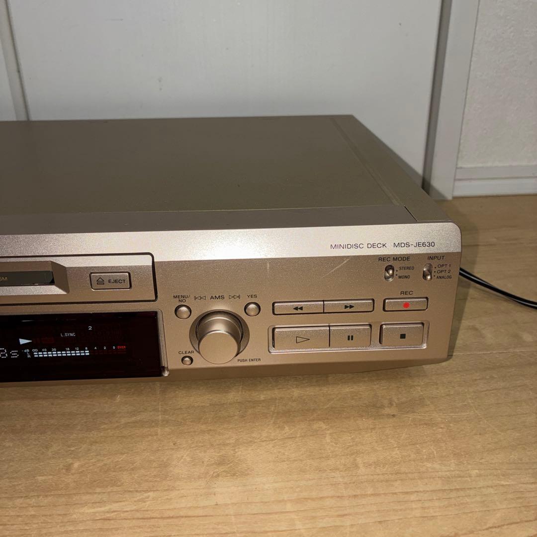 希少！MDレコーダー　Sony MDS-JE630 完動品