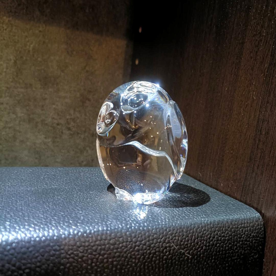 スチューベングラス【Steuben Galss】幸運の三羽セット