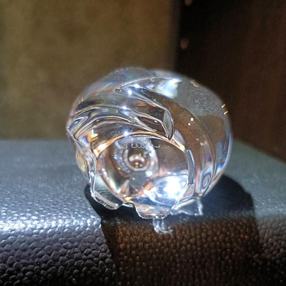 スチューベングラス【Steuben Galss】幸運の三羽セット