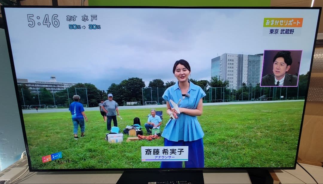 SHARP 4K有機ELテレビ4T-C65DQ1/65インチ2021年製