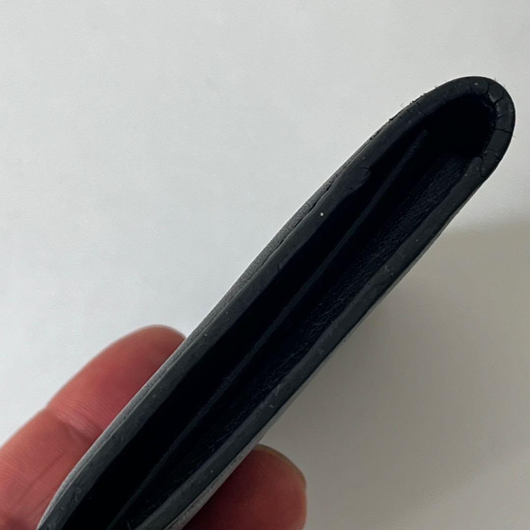 美品　Anya Hindmarch 黒 名刺入れ