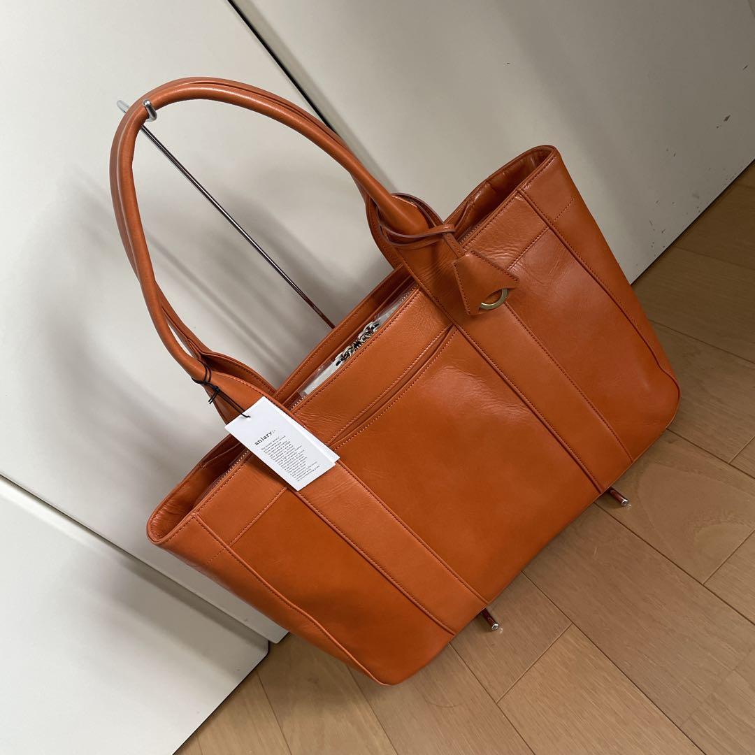 アニアリAniary レザートートバッグ01-02013 新品未使用　キャメル