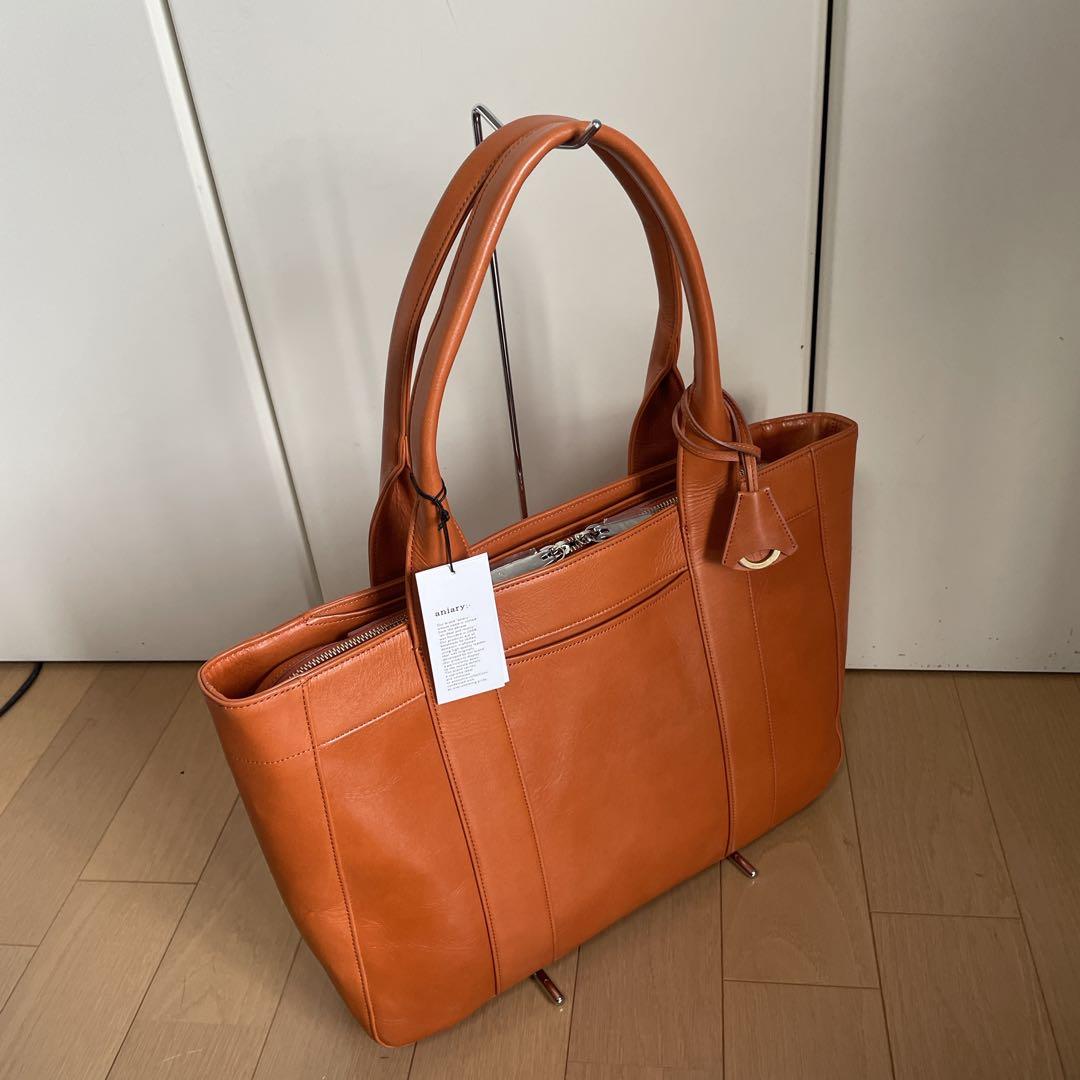 アニアリAniary レザートートバッグ01-02013 新品未使用　キャメル