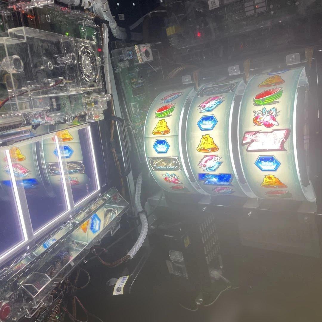 おまめページ Ｌ　ソードアート・オンライン SAO スマスロ　実機