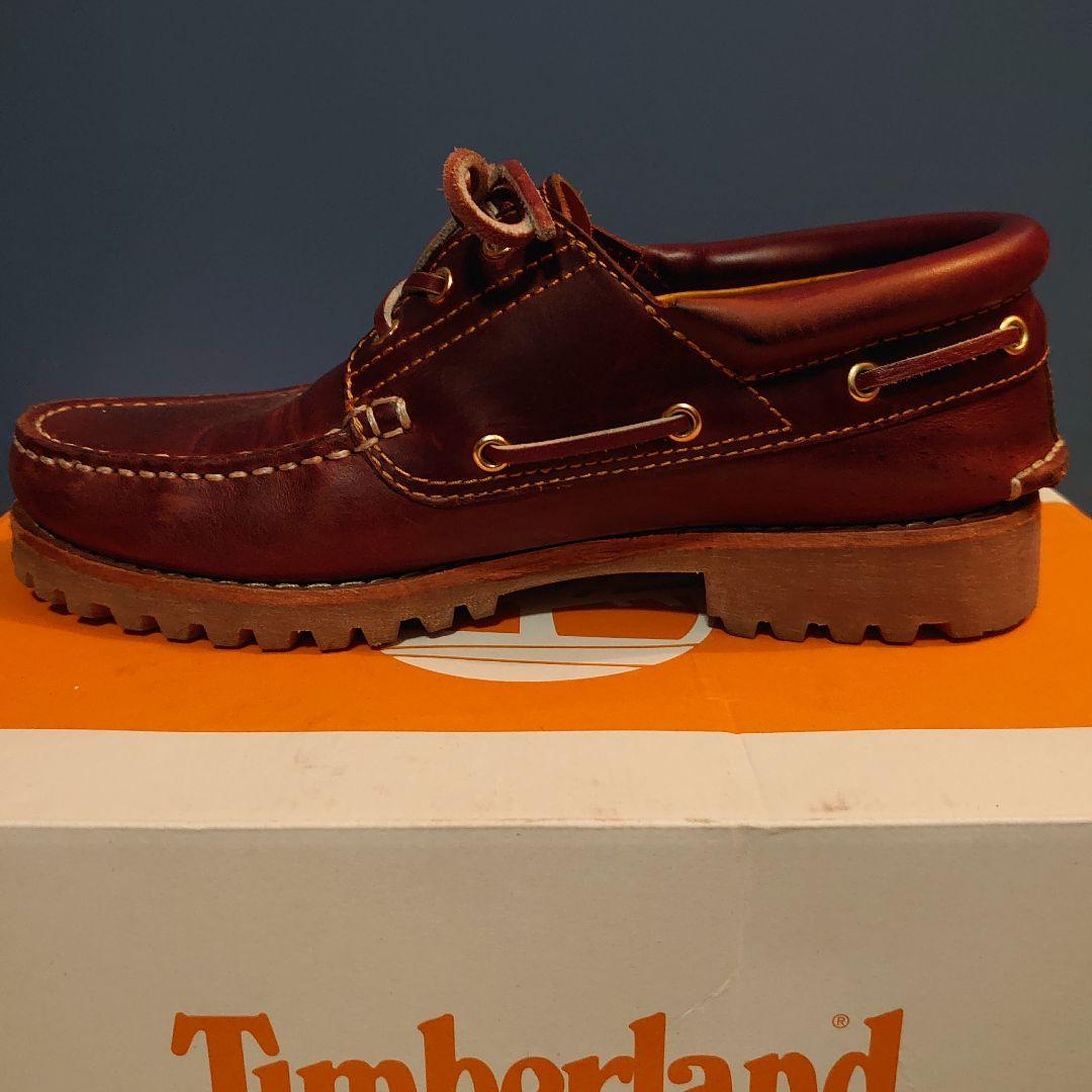 Timberland 3eye クラシックラグ バーガンディー 箱付き