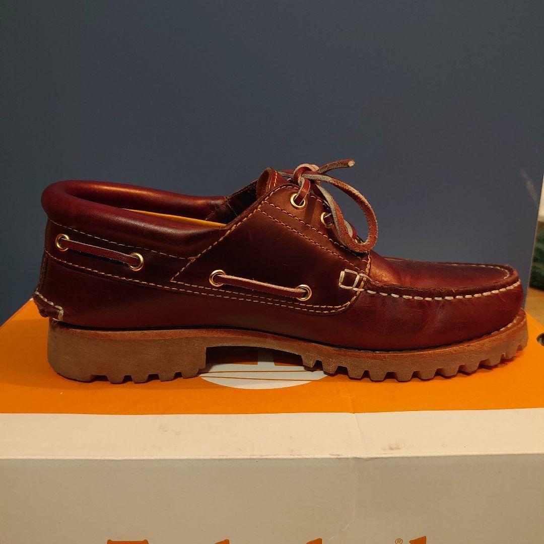 Timberland 3eye クラシックラグ バーガンディー 箱付き