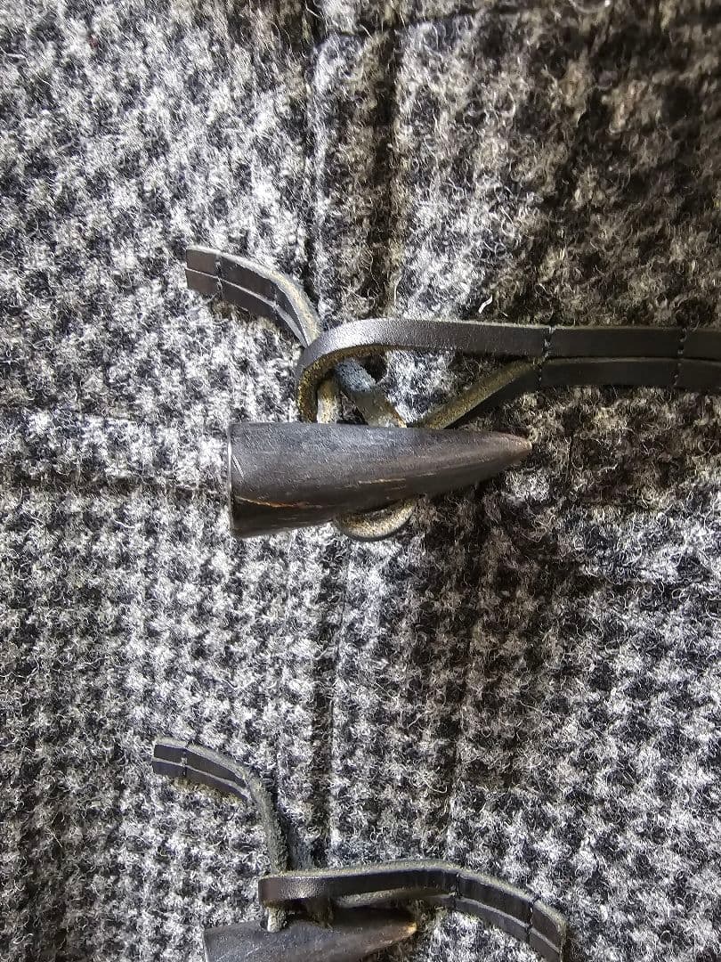 テイジンメンズショップ　ハリスツイード　ダッフルコート　LL