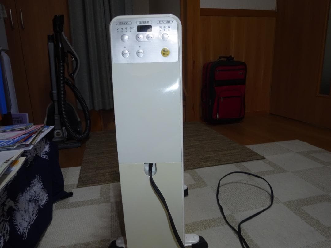 オイルヒーター 中強 温度調節機能付き