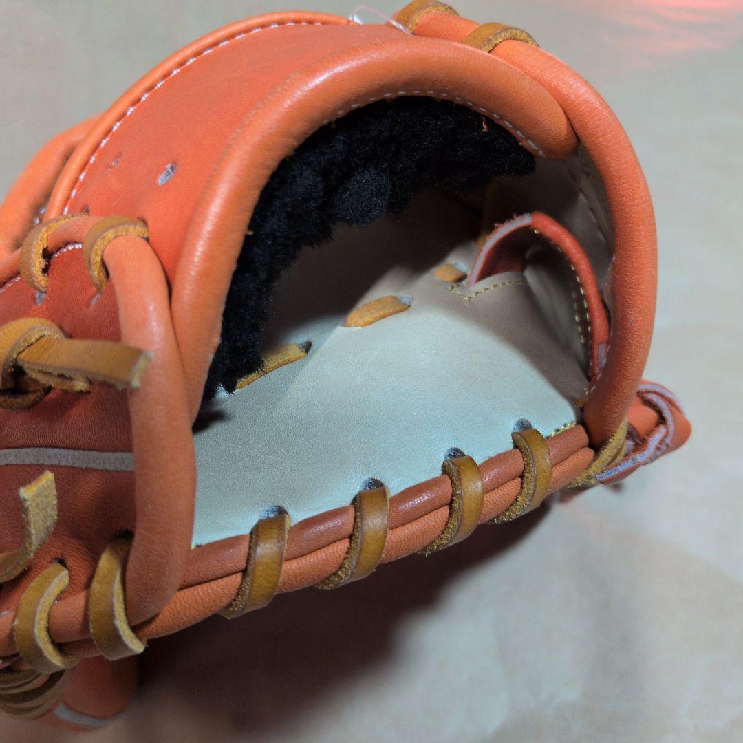 SSK:プロエッジ 硬式グローブ:右投げ用:内野手用グラブ :オレンジ/タン