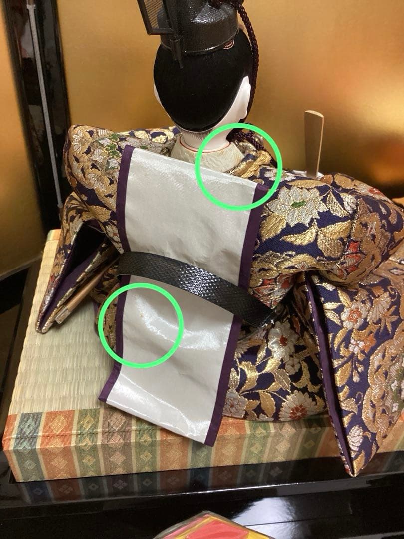 雛人形セット　裂地西陣織 賀美雛　三段飾り①