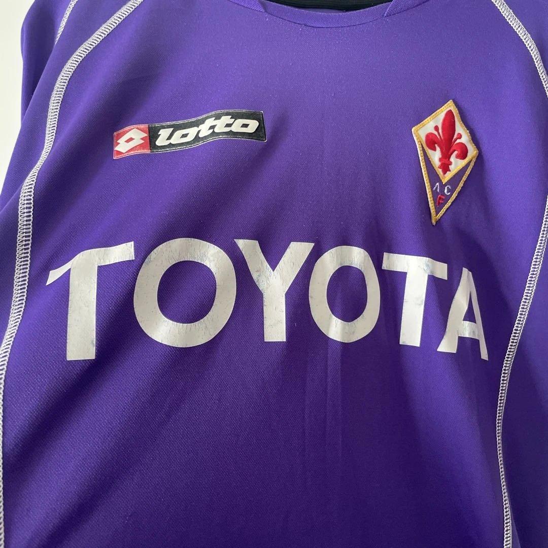 フィオレンティーナ lotto製 サッカーシャツ　TOYOTA スポンサー