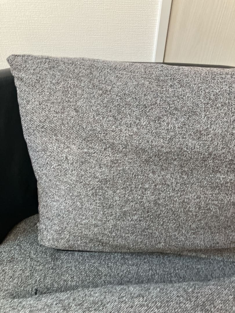 ソファー　カウチ　足伸ばせる　1人掛け　アルモニア風　グレー