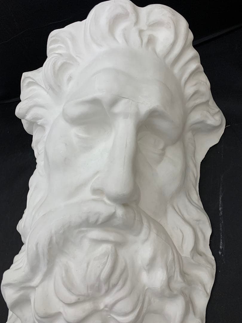 石膏像　チグリス大顔面　デッサン　YOKOHAMA モーゼ