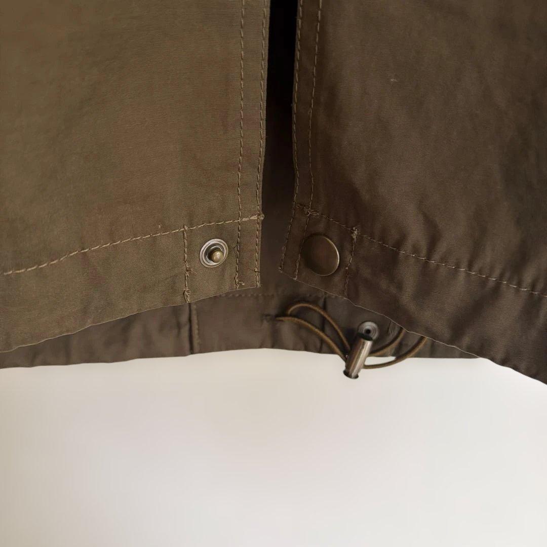 INDIVI ラクーンファー ミリタリーコート 4WAY モッズコート 40