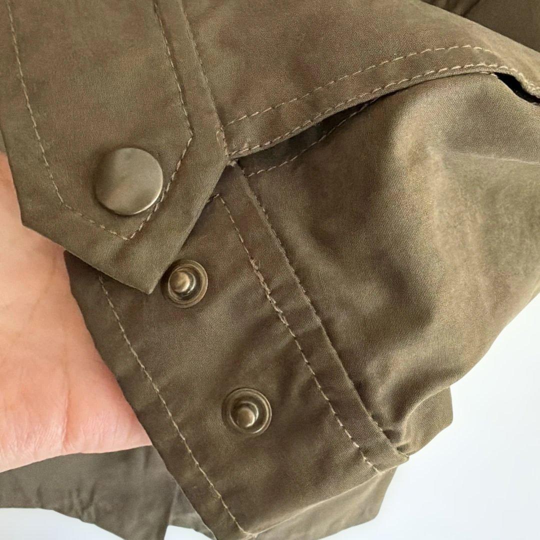 INDIVI ラクーンファー ミリタリーコート 4WAY モッズコート 40