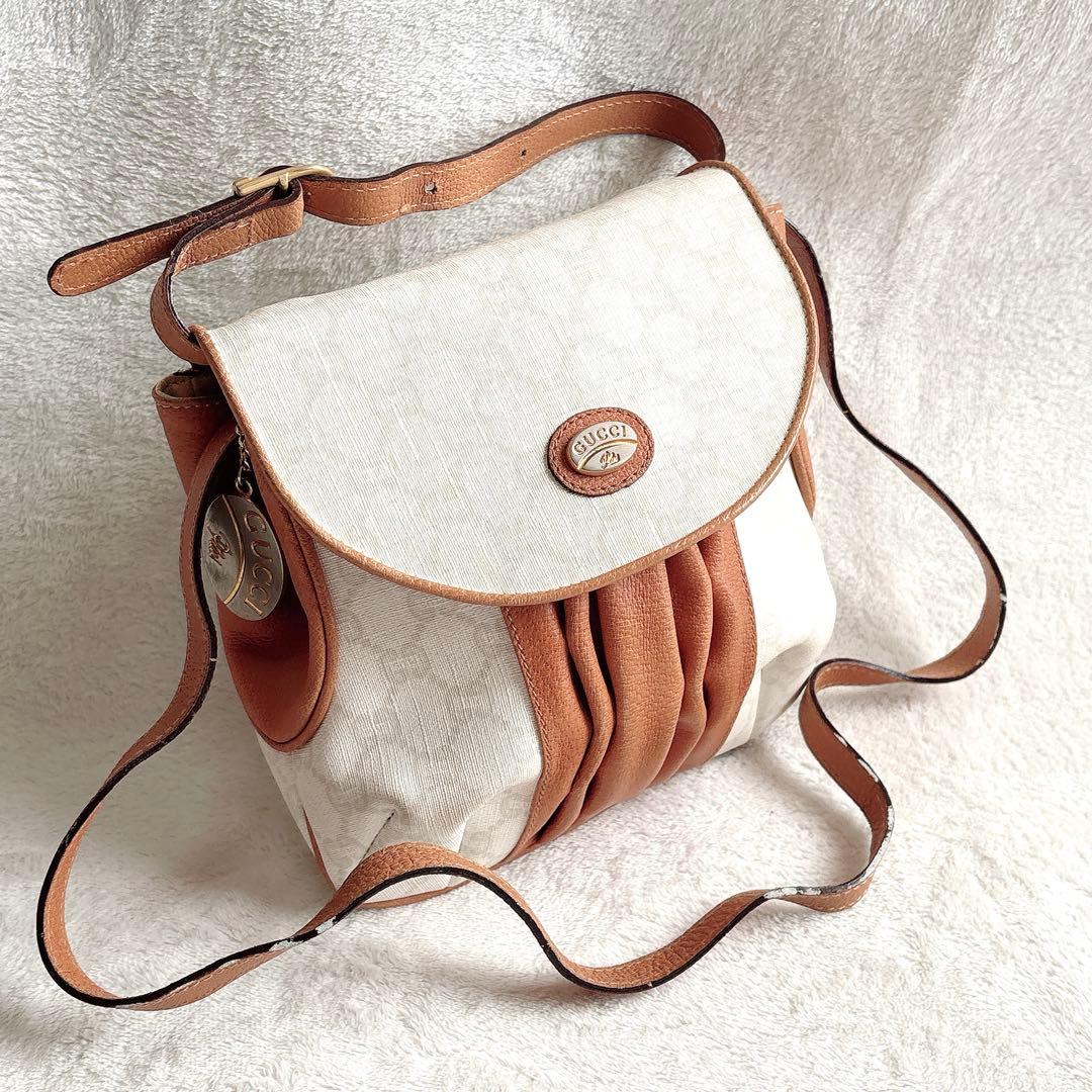 【正規品】GUCCI グッチ プラス GG ショルダーバッグ オールドグッチ