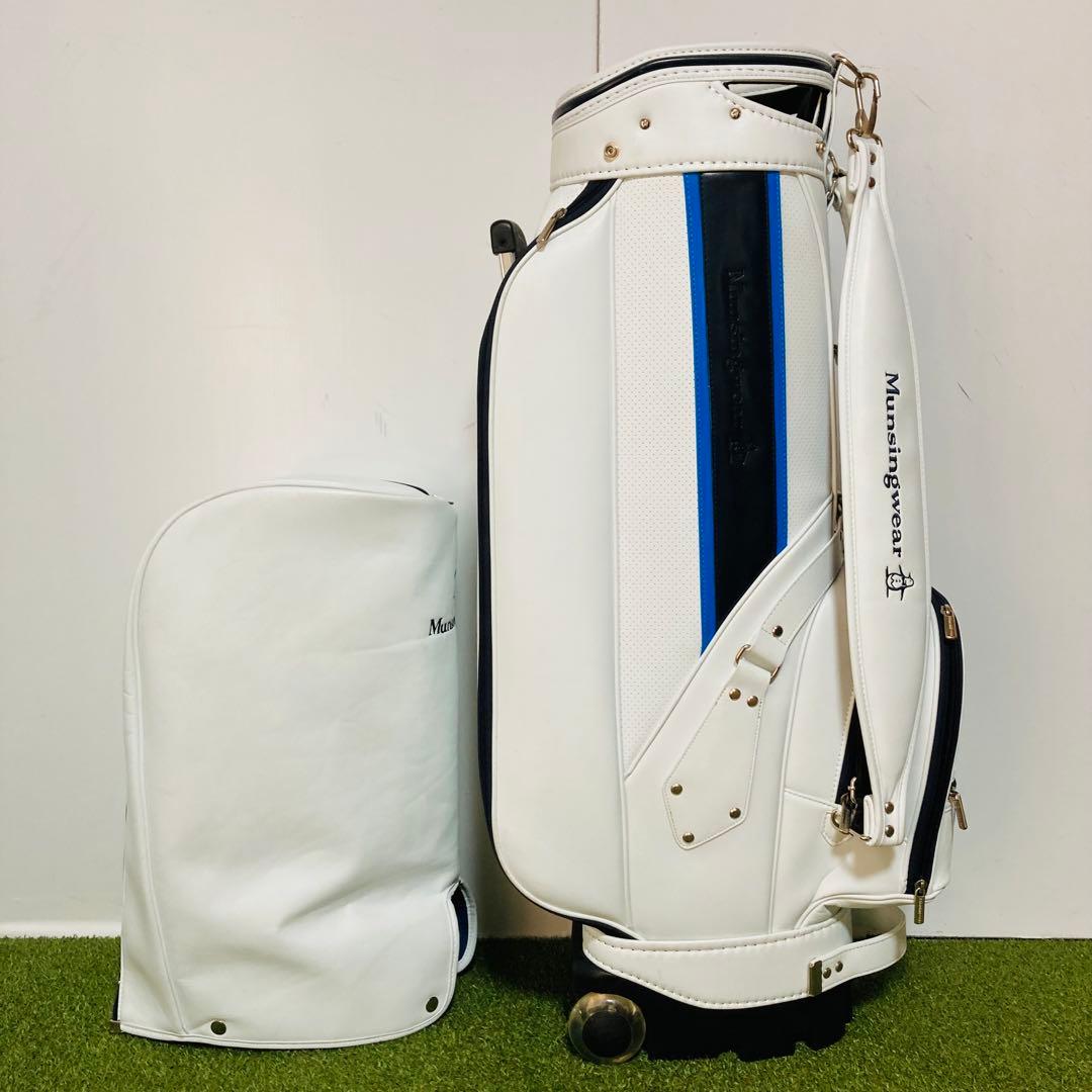Munsingwear マンシングウェア キャディバッグ キャスター付 9型