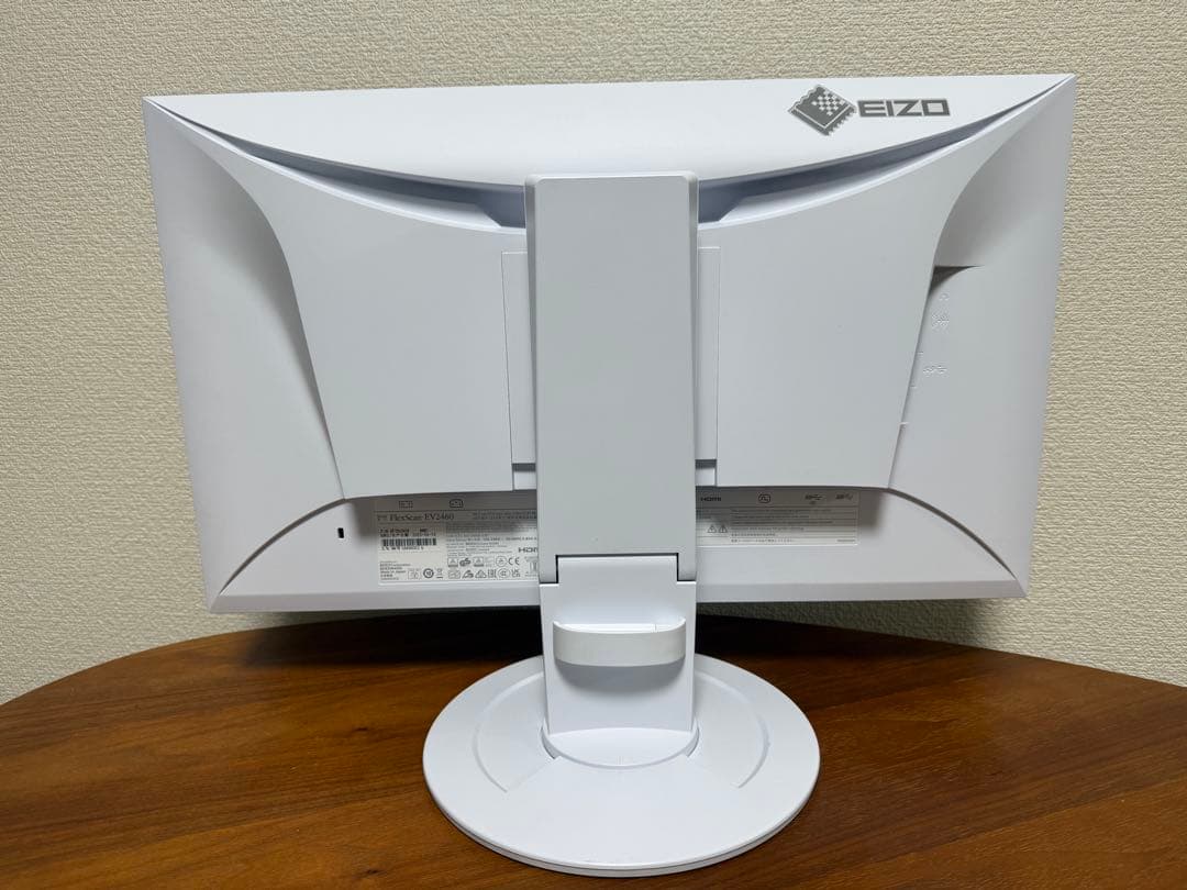 2023年製EIZO EV2460 23.8型モニター内蔵スピーカ回転機能