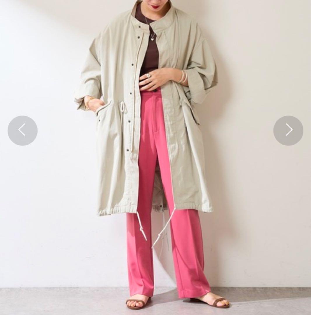 シーナリー　モッズコート　ライトグレー　◾️美品クリーニング済み◾️