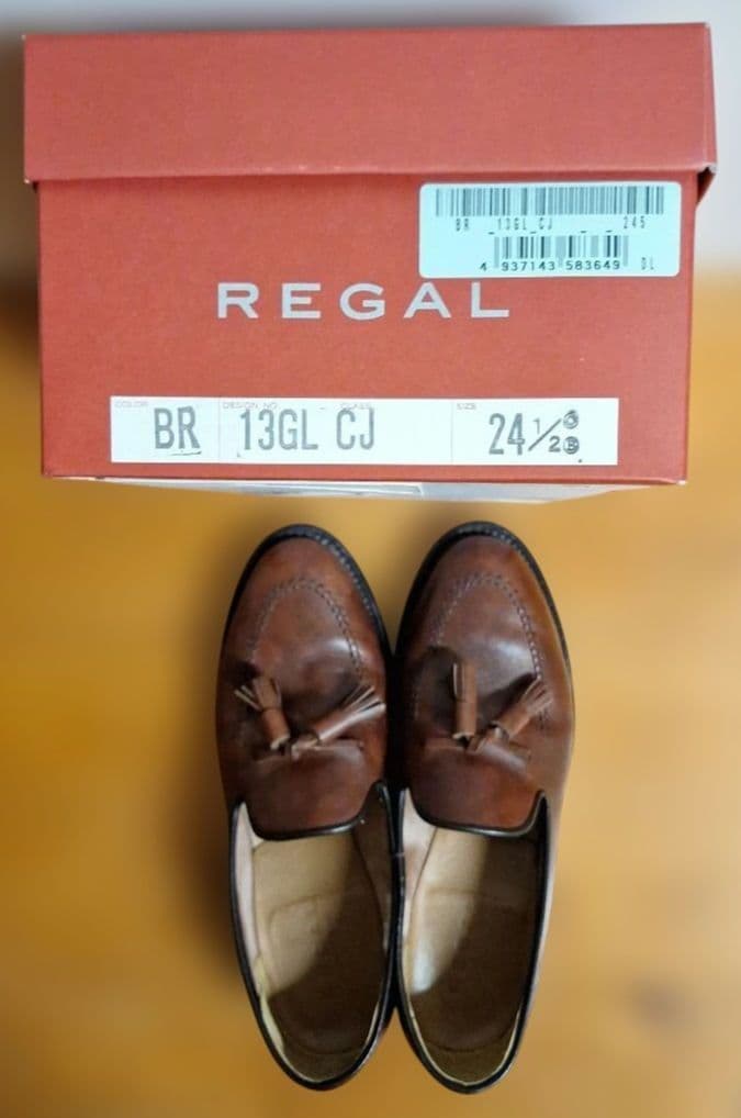 REGAL タッセルローファー ブラウン 最新モデル 13GL CJ 24.5㎝