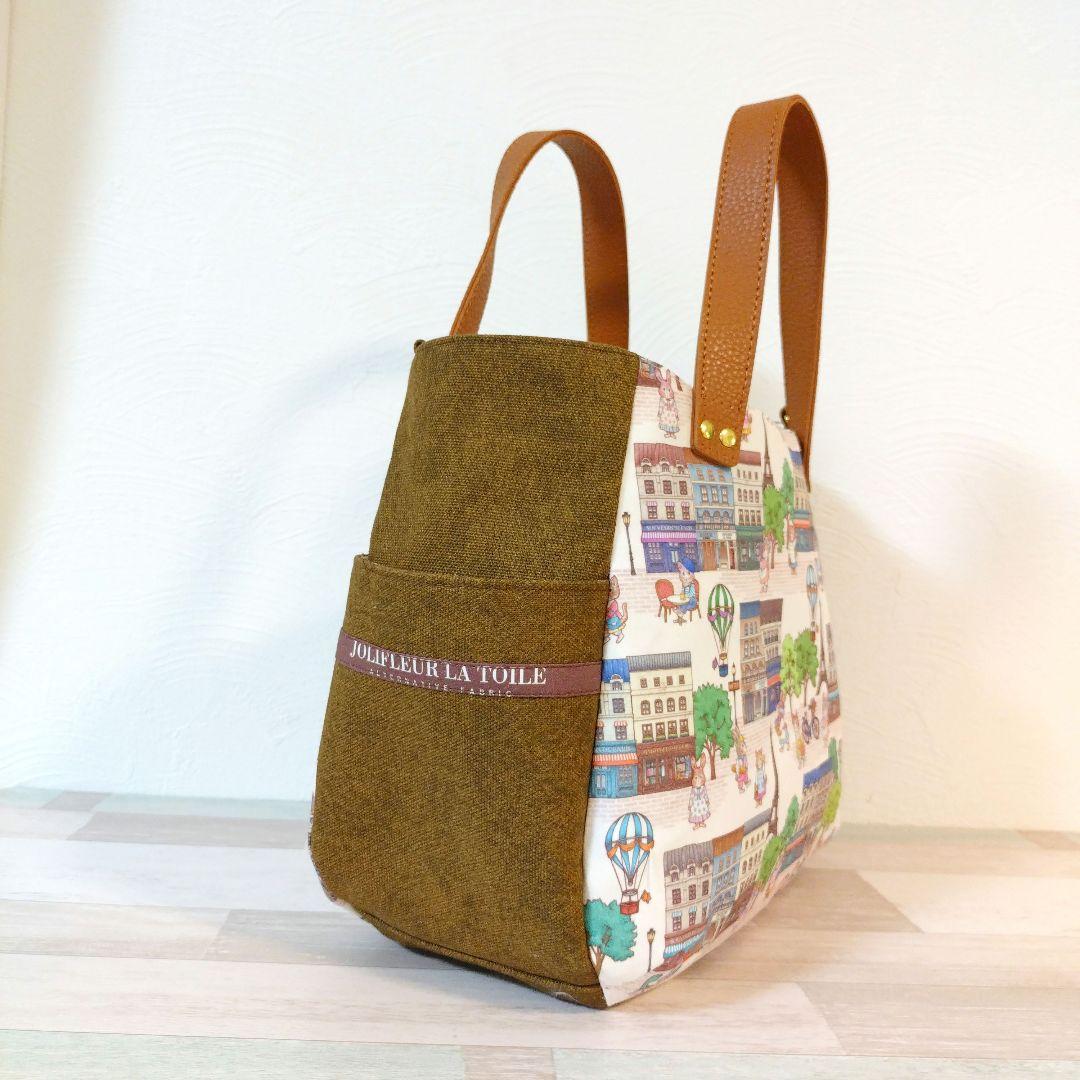 専用☆テイラーサイドポケット付きぷっくりバッグ☆ジョリーフルール