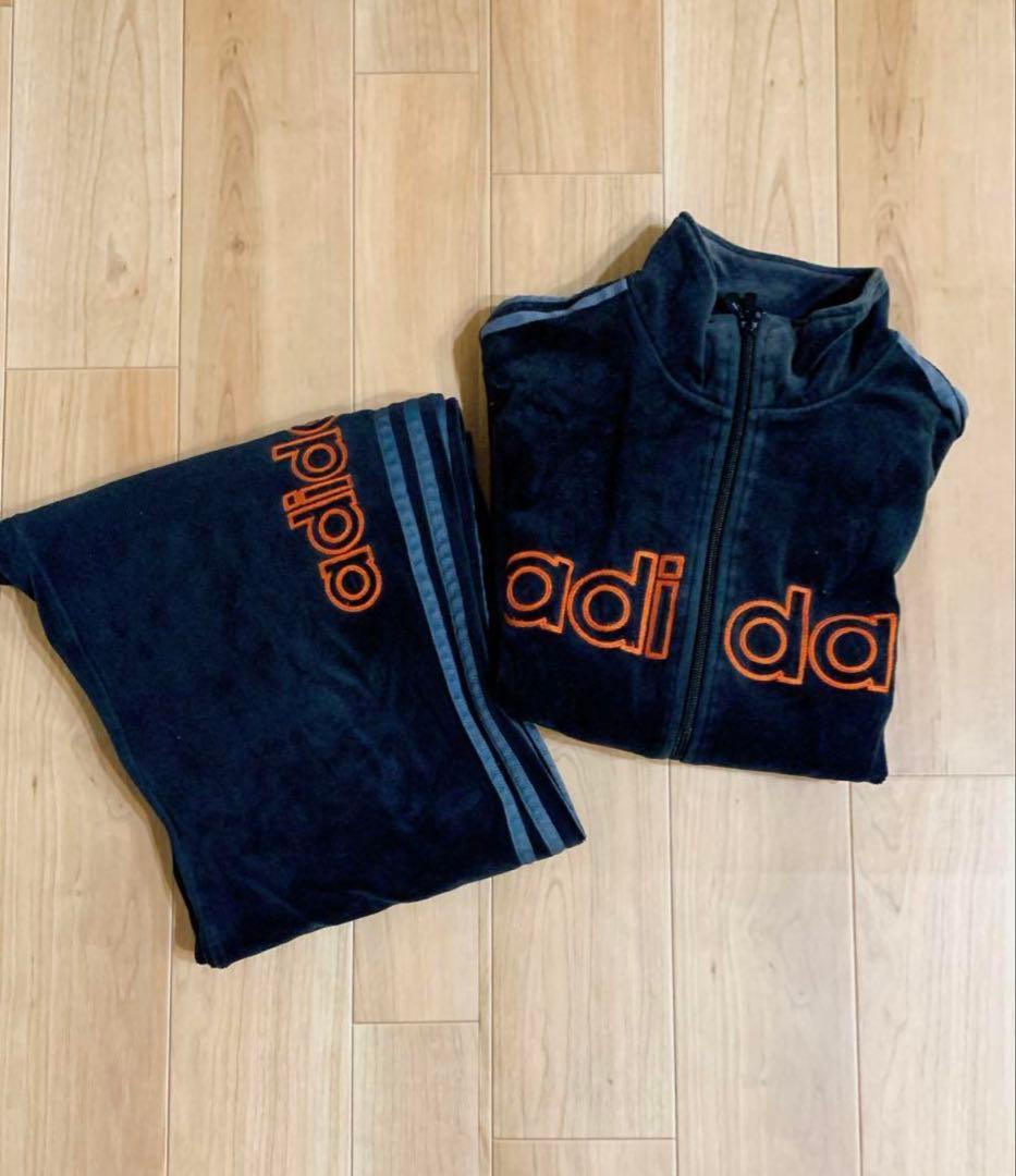 adidas ロゴベロアセットアップ