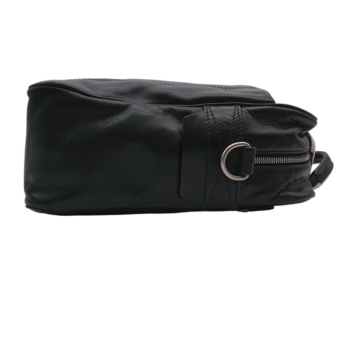 Bally　ブラックレザー ビジネスバッグ　2way　トレインスポッティング