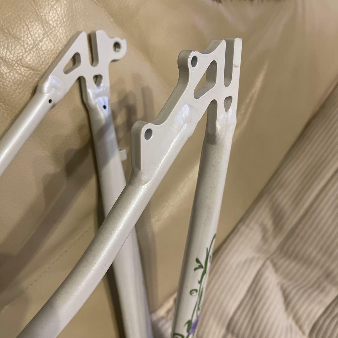 CSK ロードバイクフレーム 花柄デザイン