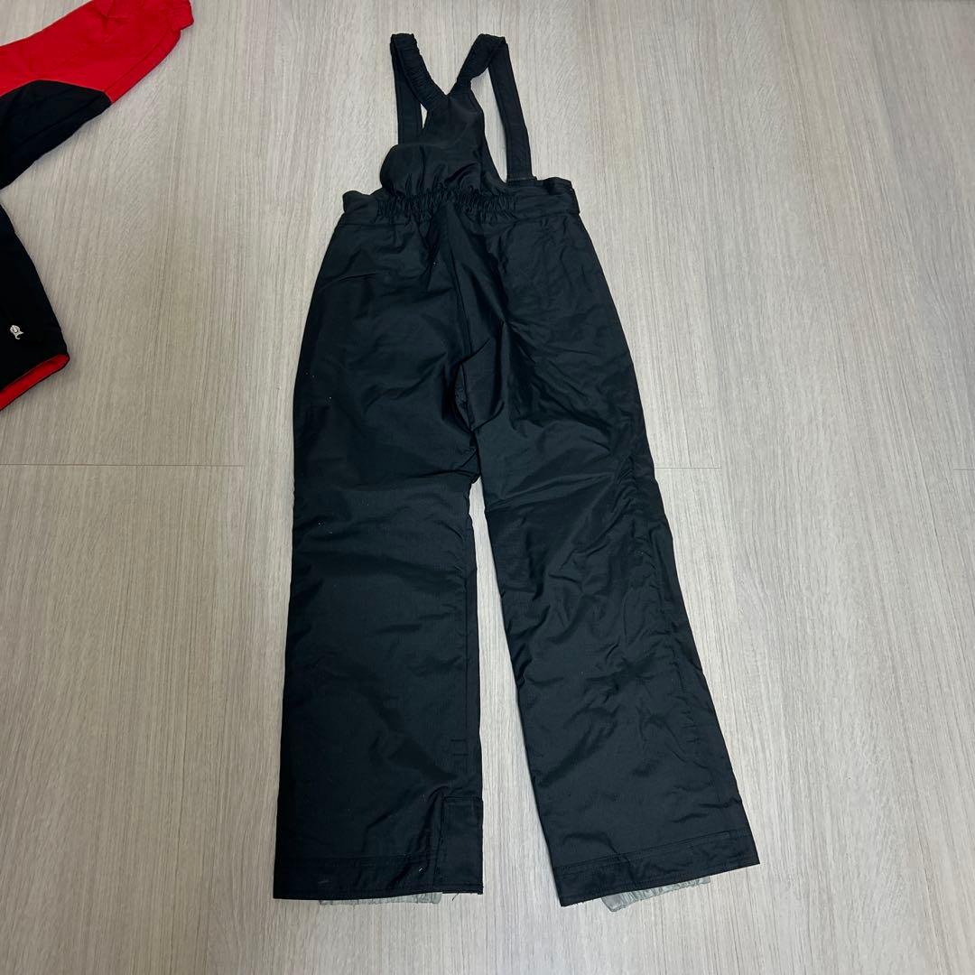 DESCENTE Move Sport 140 子ども用スキーウェア 黒/赤