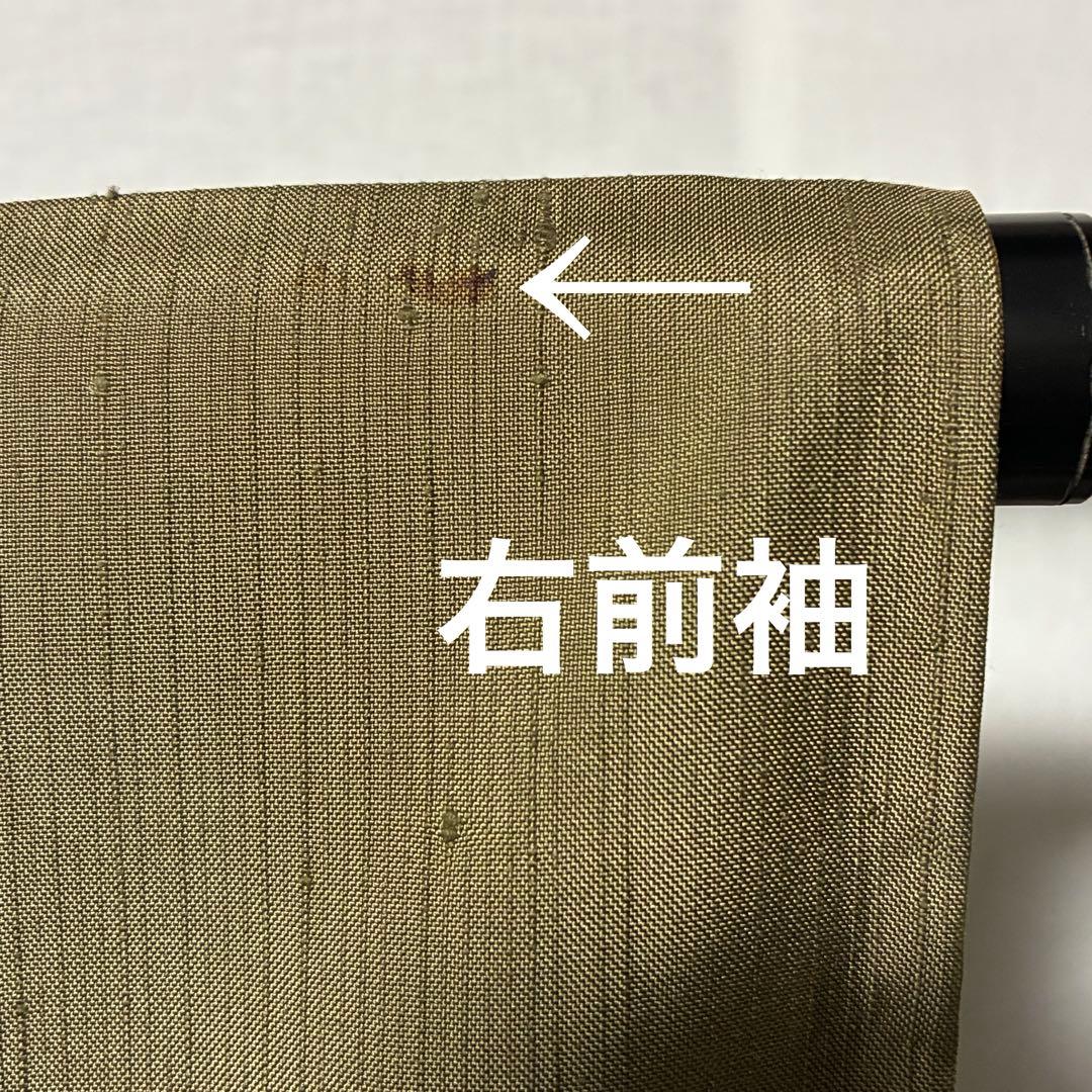 D39 訪問着 紬 辻ヶ花 絞り 正絹 着物 袷