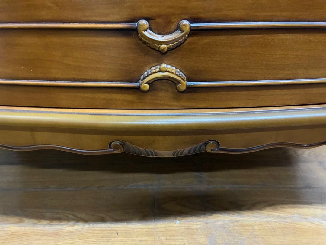 管409☆イタリア製☆アルティナージャ☆アンティーク☆4段チェスト☆マホガニー