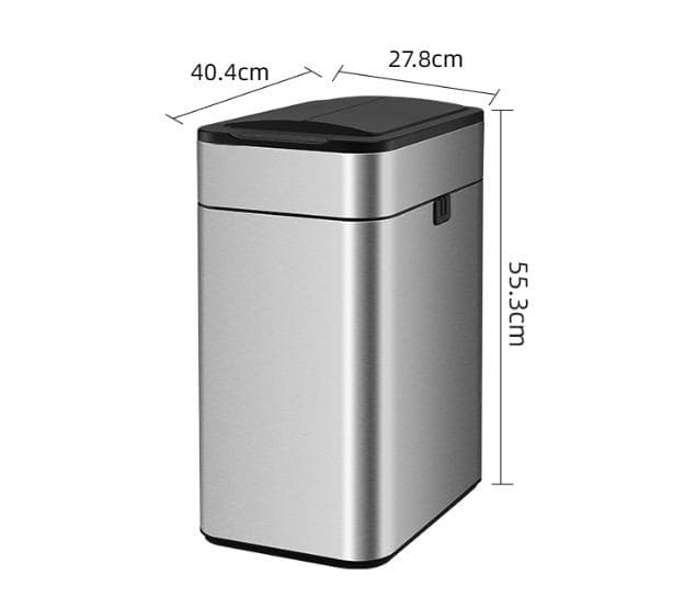 センサー式自動開閉ゴミ箱 50L 上向き ステンレス製 ダストボックス