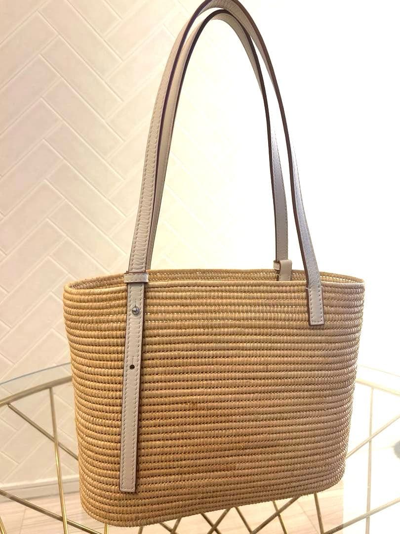 LOEWE スクエアバスケットバッグ (バックインバック付き)