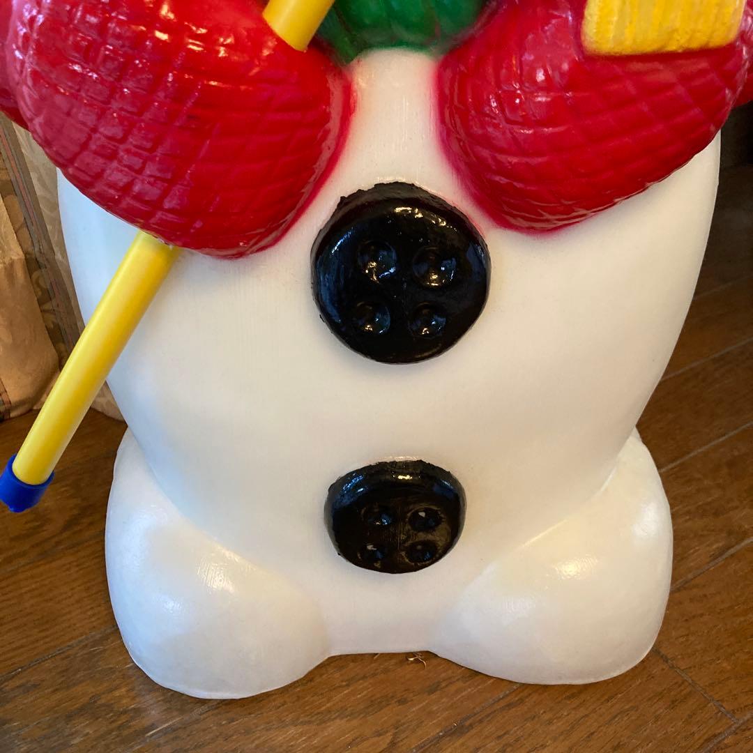 スノーマン　イルミネーションライト　クリスマス