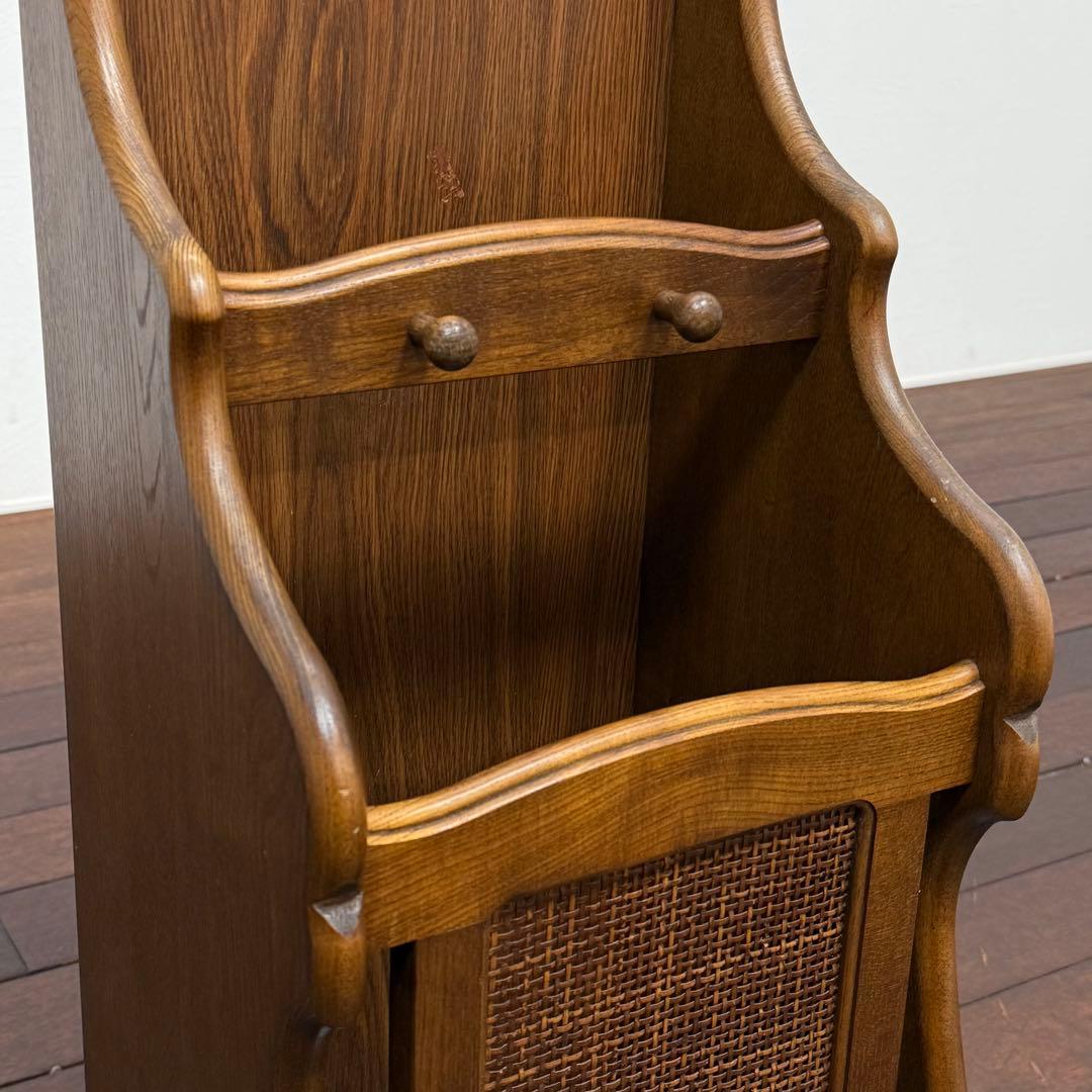 H21K56a カリモク karimoku 傘立て ラタン