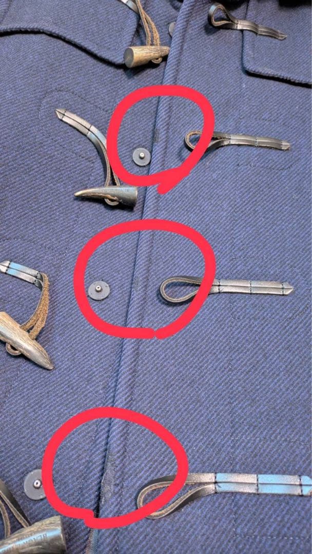 ブラックレーベルクレストブリッジ　ダッフルコート　ネイビー　水牛トグル　M