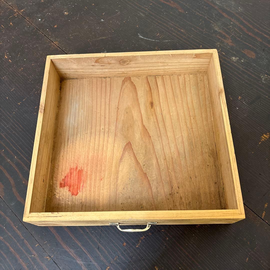 レトロ　木製5段引き出し収納 無垢材／アンティーク　古道具