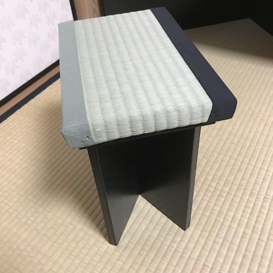 楽々茶棚　収納付き道具畳の台と炉壇ボックス、建水台と貴人畳の角の台の4点セット