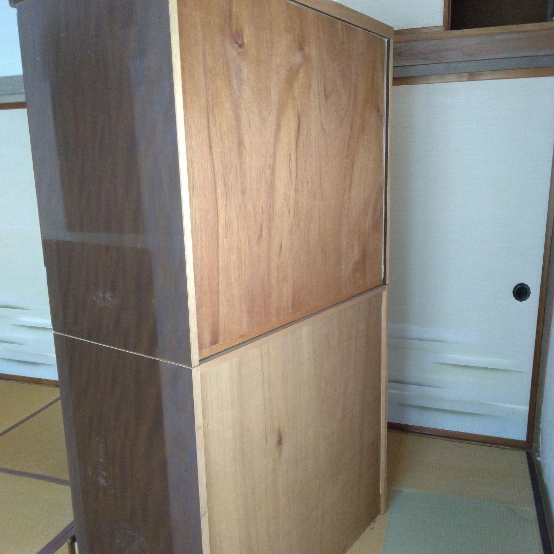 ダークブラウン引き出し付き和箪笥