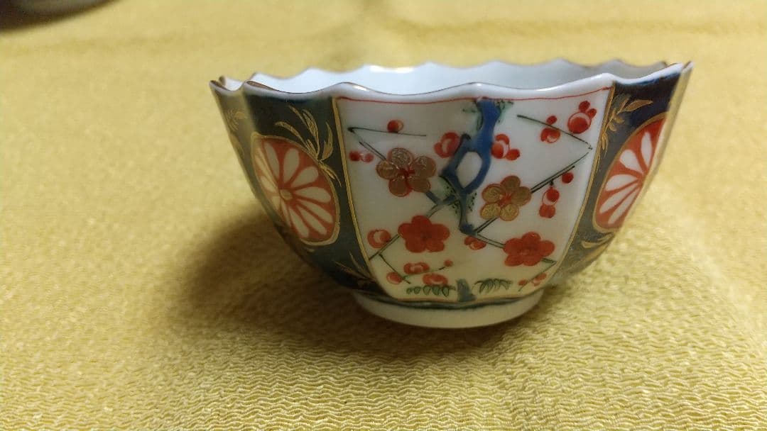 初期Worcester ティーボウル(1775年頃)