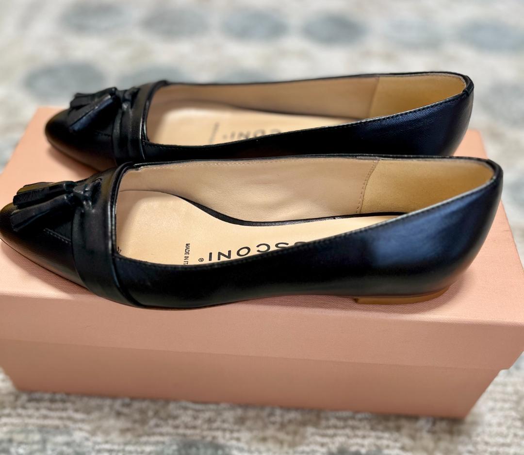 FABIO RUSCONI タッセルパンプス　22～22.5