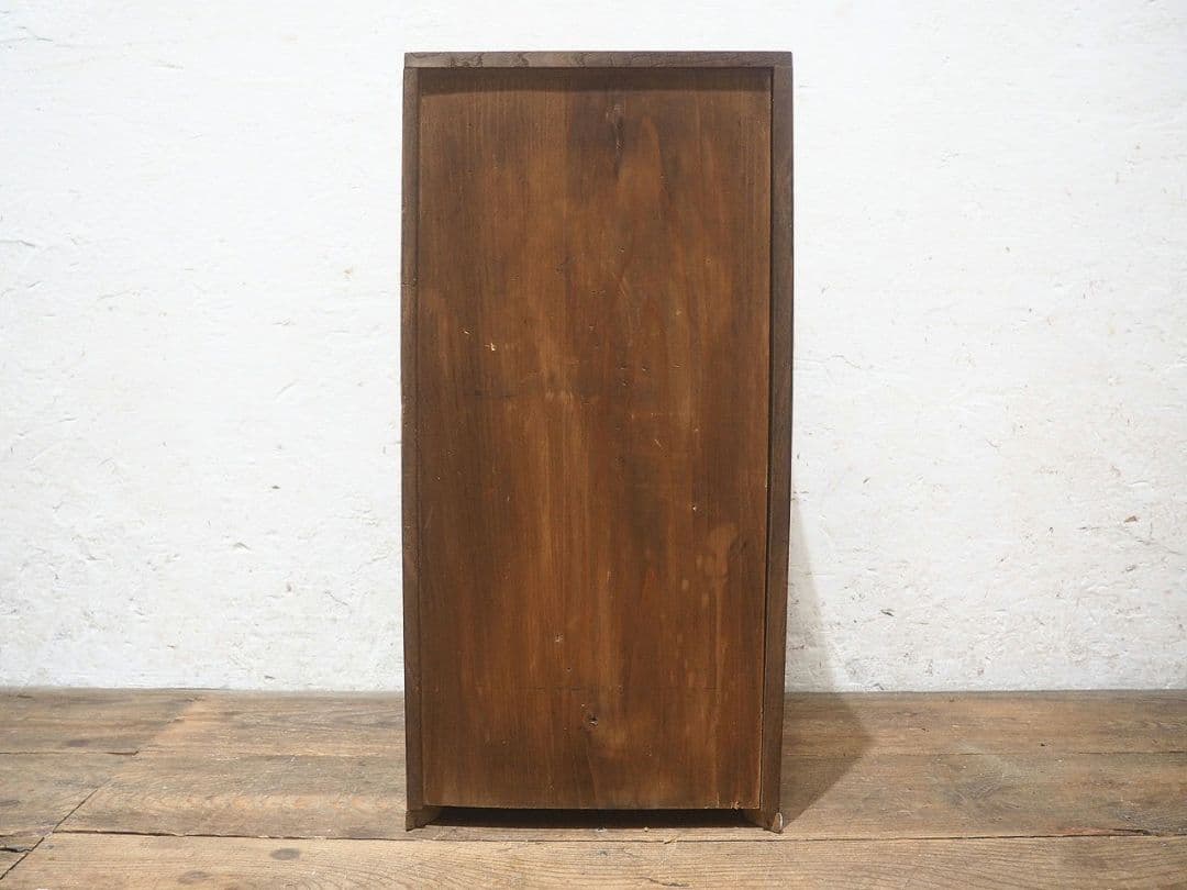 1379 引き出し7杯　収納棚　書類ケース　チェスト　レトロ　アンティーク　金具