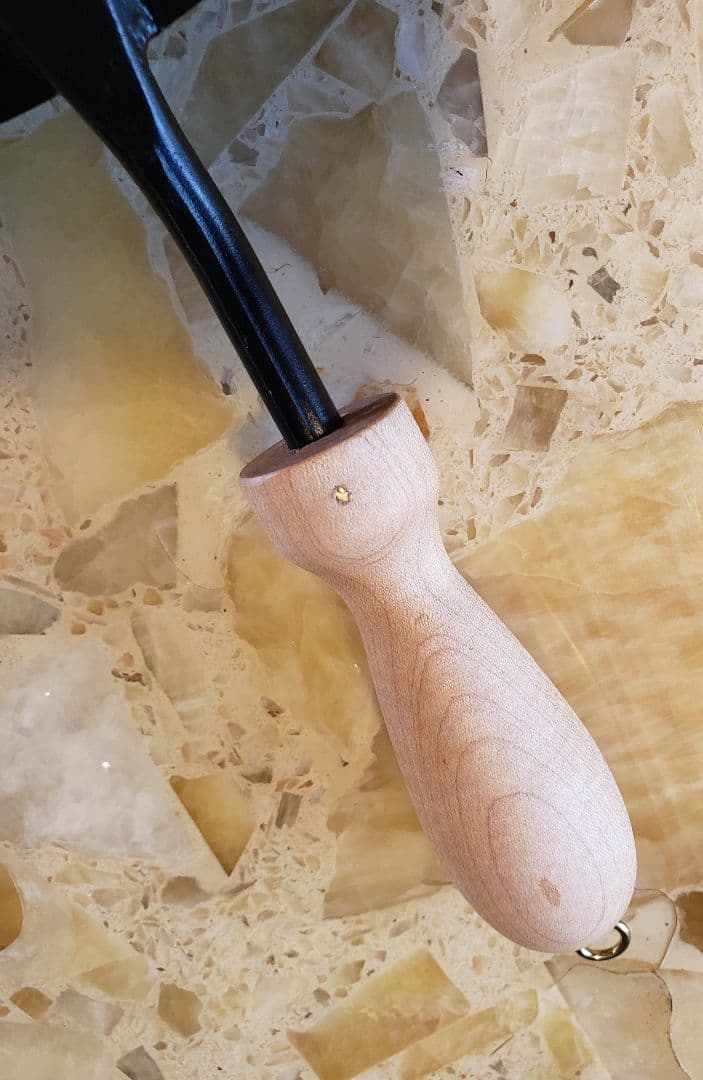 最終価格※タキビズム※鉄製フライパン 木製ハンドル　美品♪