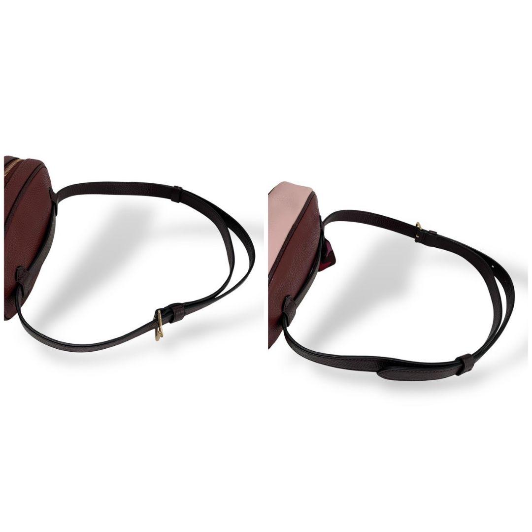 美品　コーチ　ショルダーバッグ　ボディバッグ斜めがけ　レザー　ゴールド金具