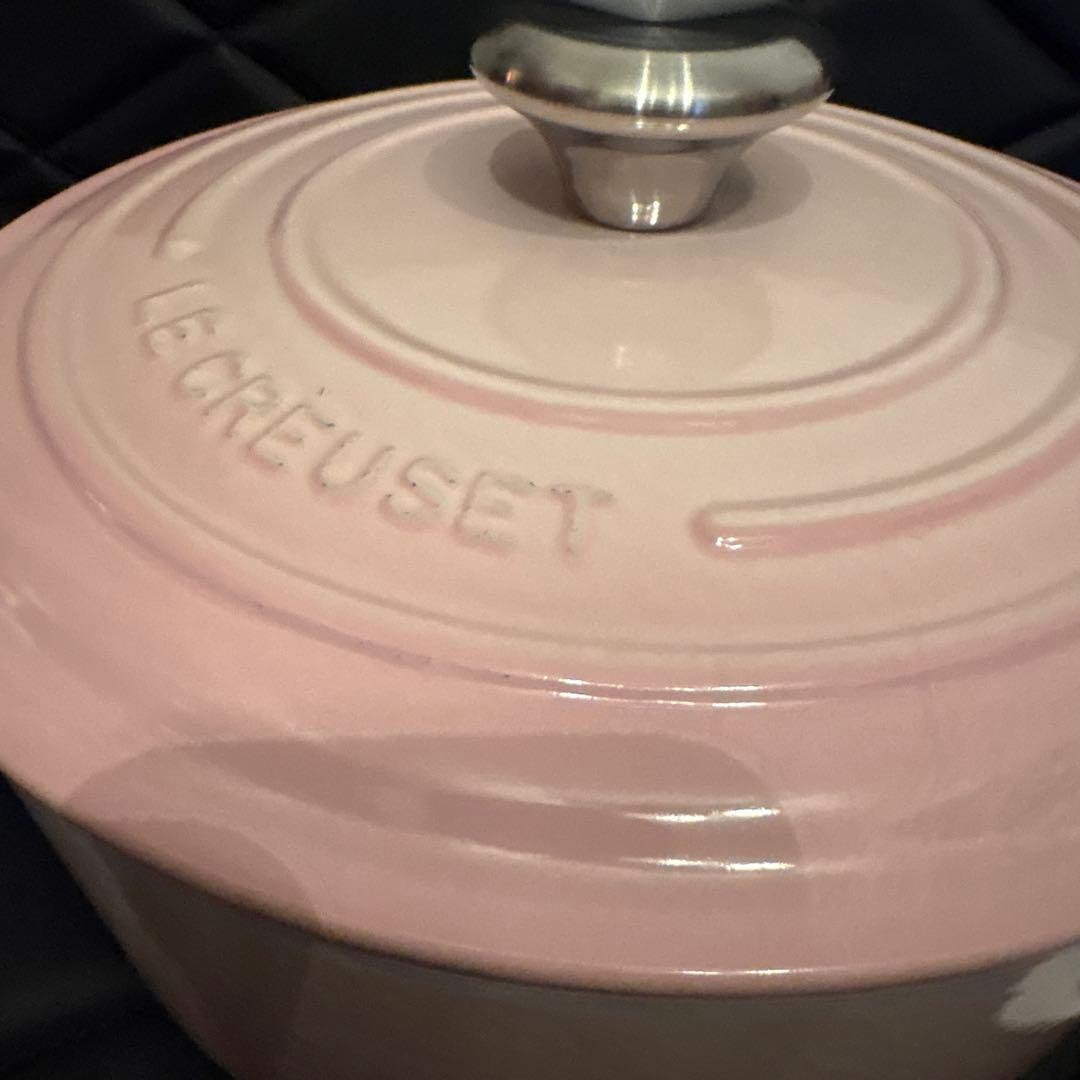 LE CREUSET 鋳鉄製 両手鍋 24cm ピンク
