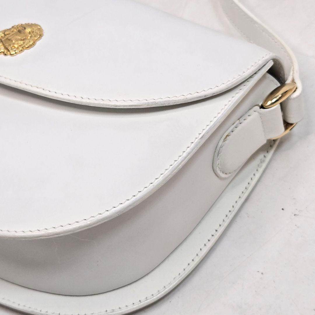 極美品 CELINE ショルダーポーチ トリオンフエンブレム 金具
