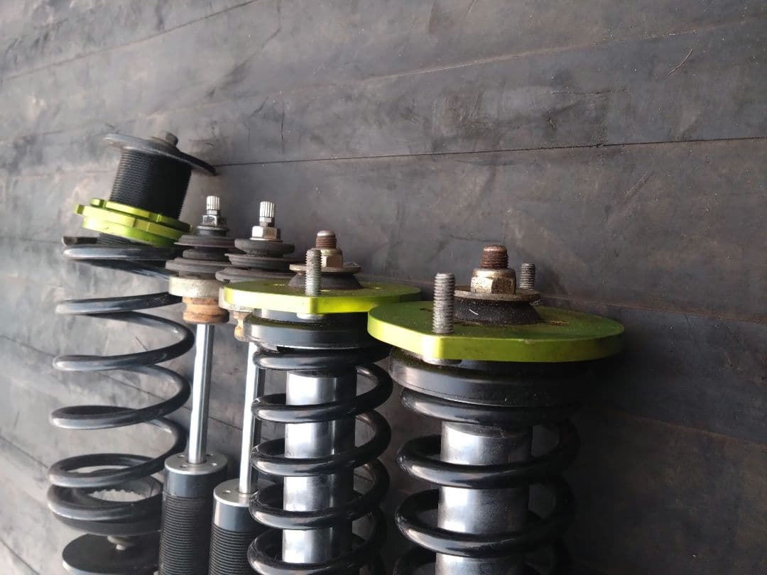 車高調 フルタップ 減衰力調整MILD　マイルド　ムーブ　100系？　ジャンクで