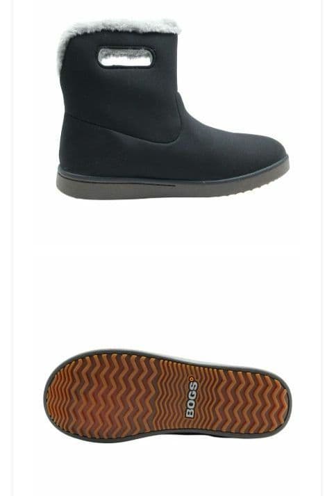 未使用BOGS 防水 耐久性 保湿ショートスノーブーツ 24cmブラック