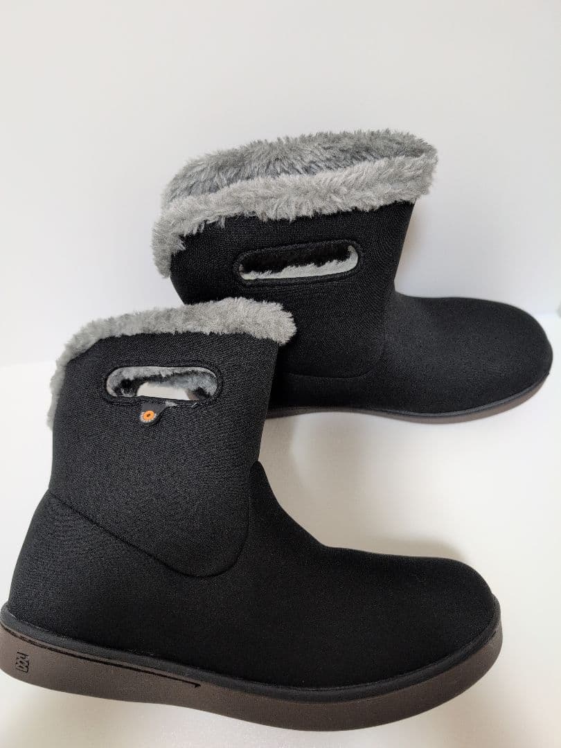 未使用BOGS 防水 耐久性 保湿ショートスノーブーツ 24cmブラック