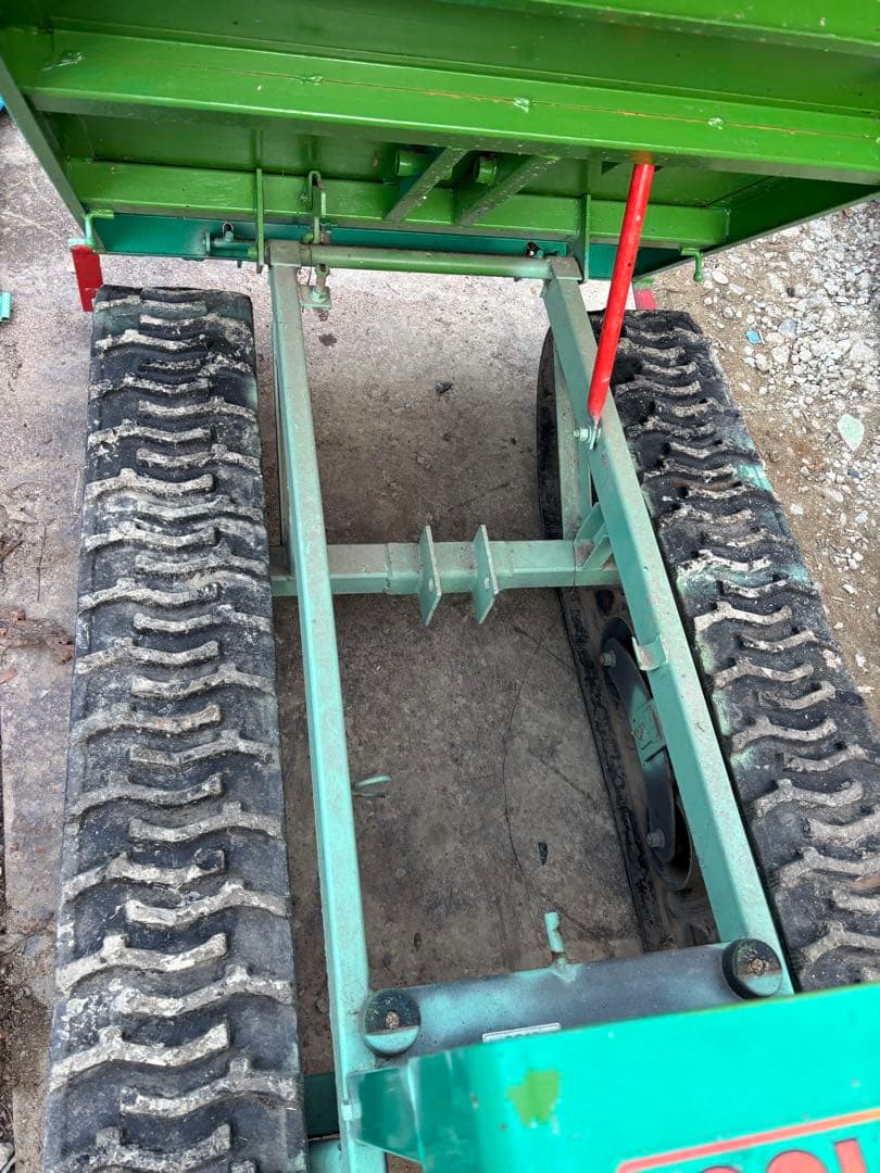 筑水キャニコムクローラー運搬車 BC40 4.2馬力 手動ダンプ積載400kg